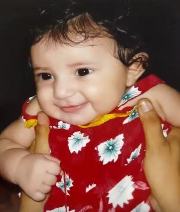 A childhood picture of Vaishnavi Ganatra