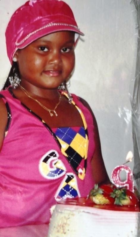 A childhood picture of Valentina Ruiz