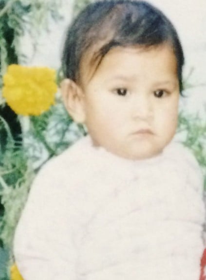 A childhood picture of Vishal Brahma