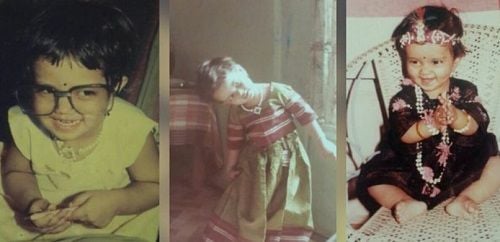 A collage of Neha Joshi