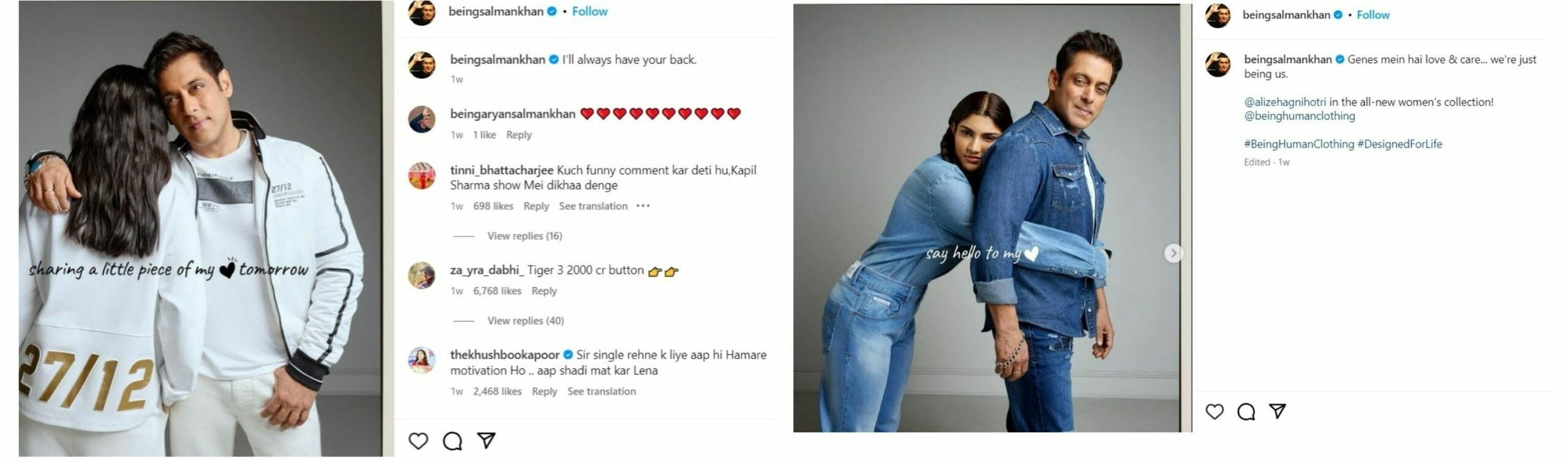 A collage of Salman Khan