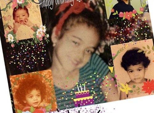 A collage of Zoe Saldaña