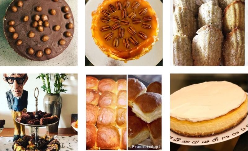 A collection of baked goods cooked by Ishitta Arun