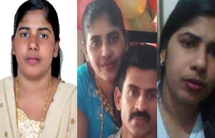 A few photo of Nimisha Priya (with her husband Tomy Thomas in the middle)