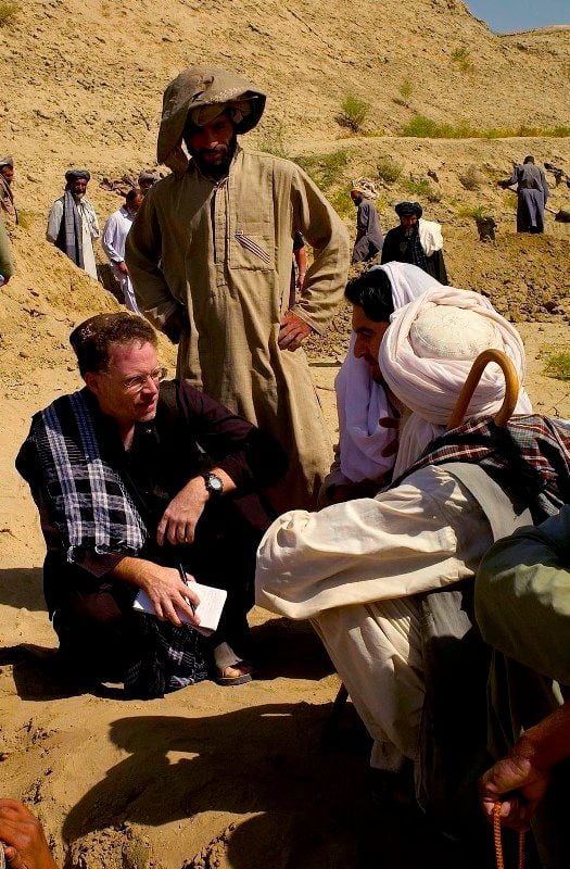 A file photo of David S. Rohde when he was in Afghanistan in 2009