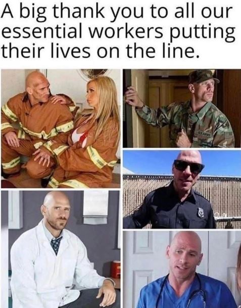 A meme of Johnny Sins