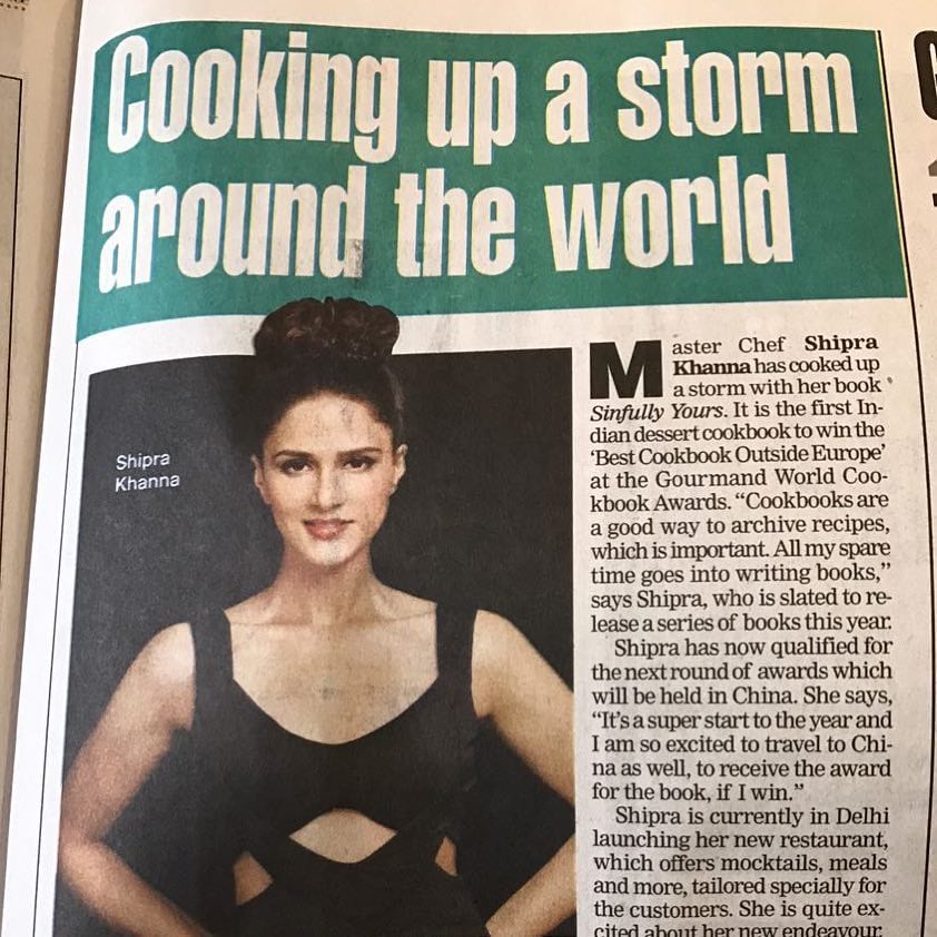 A news article on Shipra Khanna
