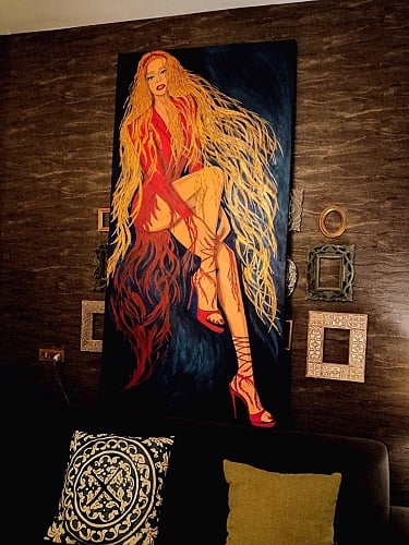 A painting by Adnan Hussain