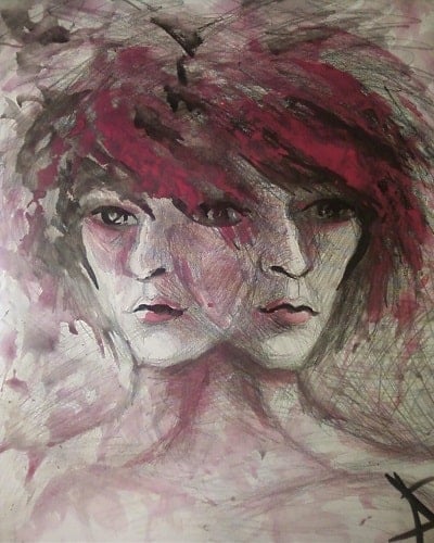 A painting made by Arjeta Palushaj