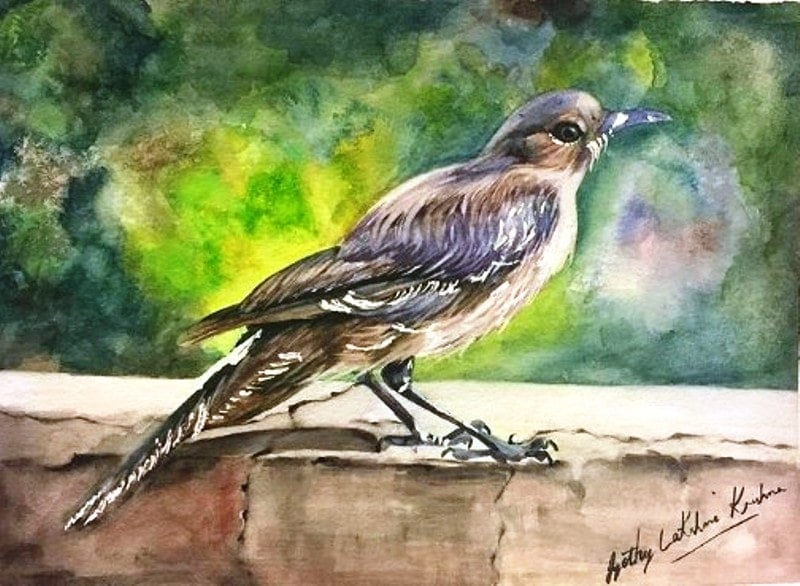 A painting made by Jyothy Lakshmi Krishna