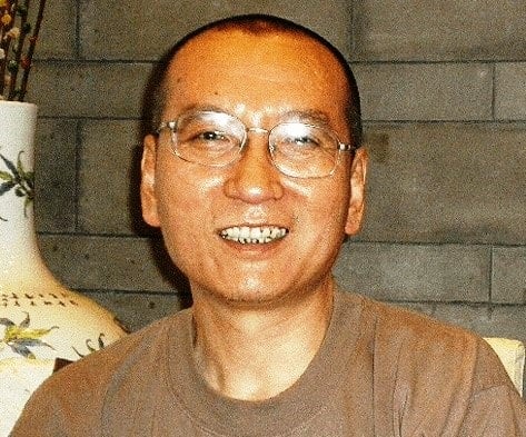 A photo of Liu Xiaobo