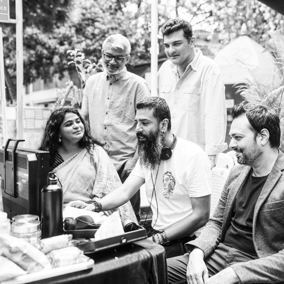 A photo of Abhishek Sinha taken on the sets of Bas Karo Aunty