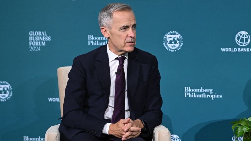 A photo of Carney taken while he was serving on the board of Bloomberg Philanthropies