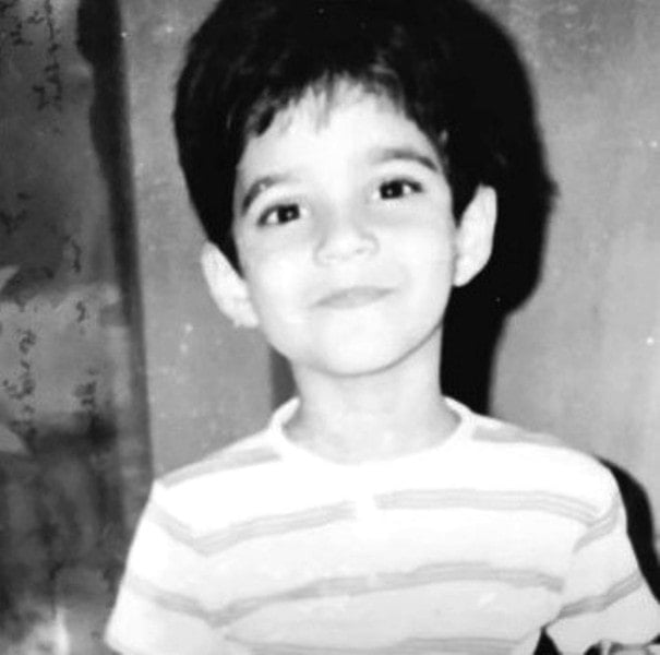 A photo of Cyriac Abby Philips taken when he was in school