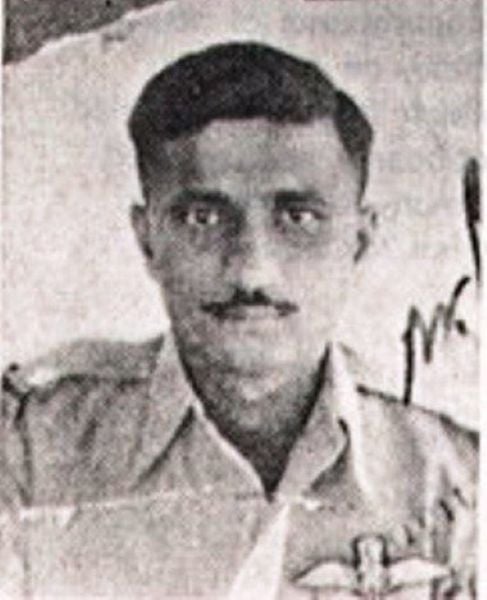 A photo of Devayya taken after was commissioned into the Indian Air Force