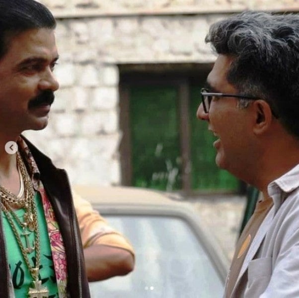 A photo of Jaihind Kumar taken on the sets of Siksha Mandal