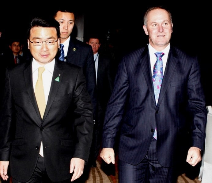 A photo of John Key taken in Beijing in 2013