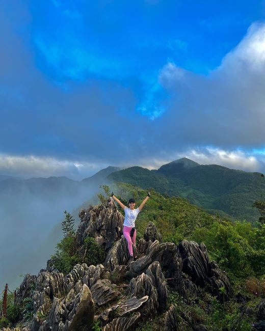 A photo of Joli Alferez while travelling