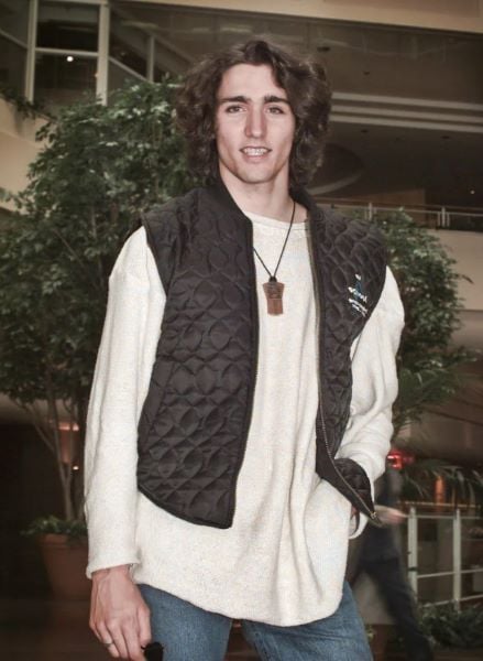 A photo of Justin Trudeau taken while he was undergoing a master