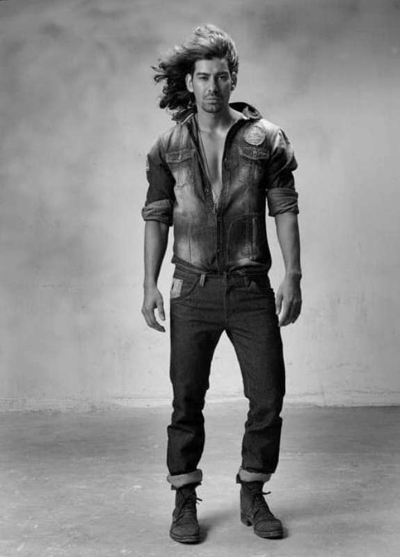 A photo of Kabir Duhan Singh during his modelling days