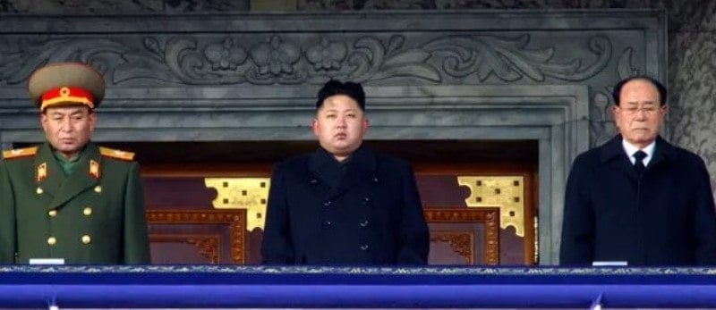 A photo of Kim taken while he was attending an event after he took over the reign of North Korea