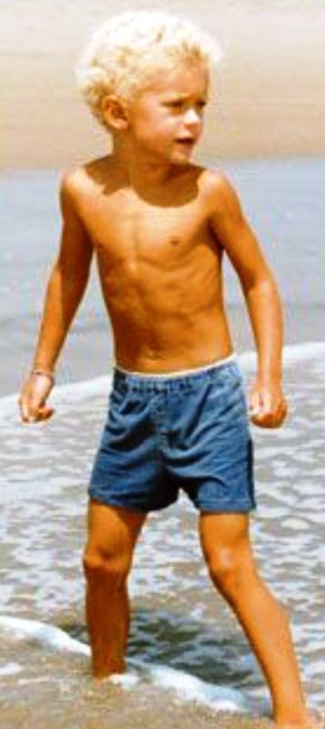 A photo of Matthew taken during his childhood