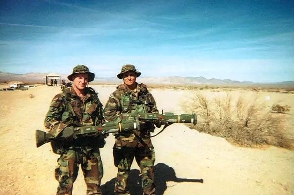 A photo of Michael P. Murphy taken while he was undergoing training