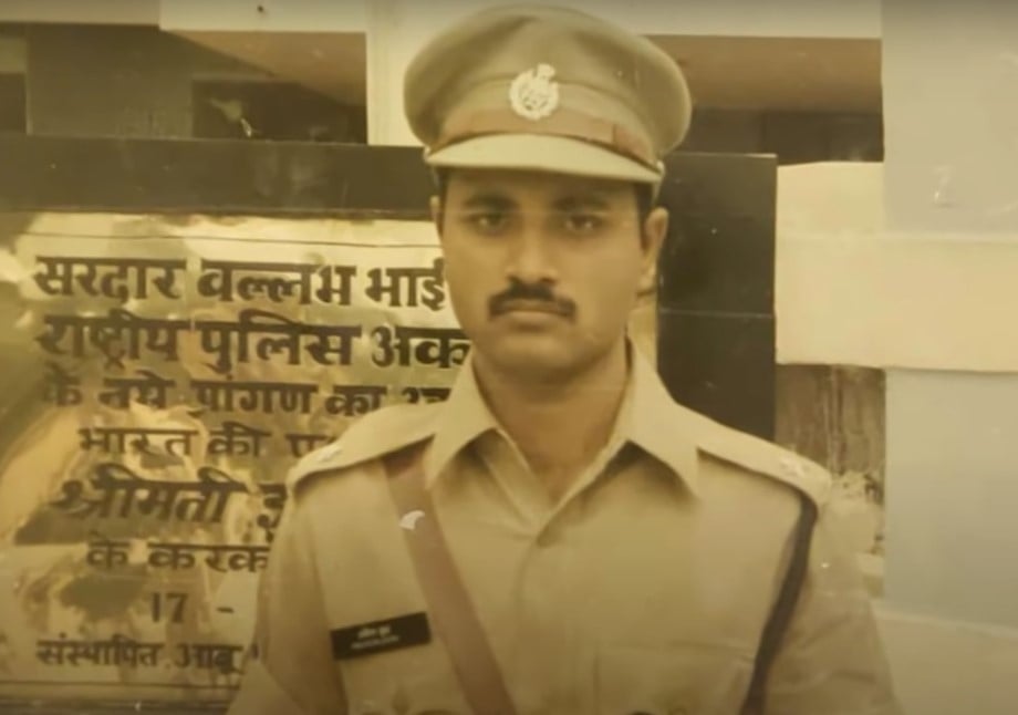 A photo of Praveen Sood taken during his training at the Sardar Vallabhbhai Patel National Police Academy (SVPNPA)