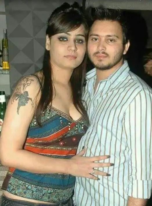 A photo of Rajshree Yadav and Tejashwi Yadav that went viral in 2017