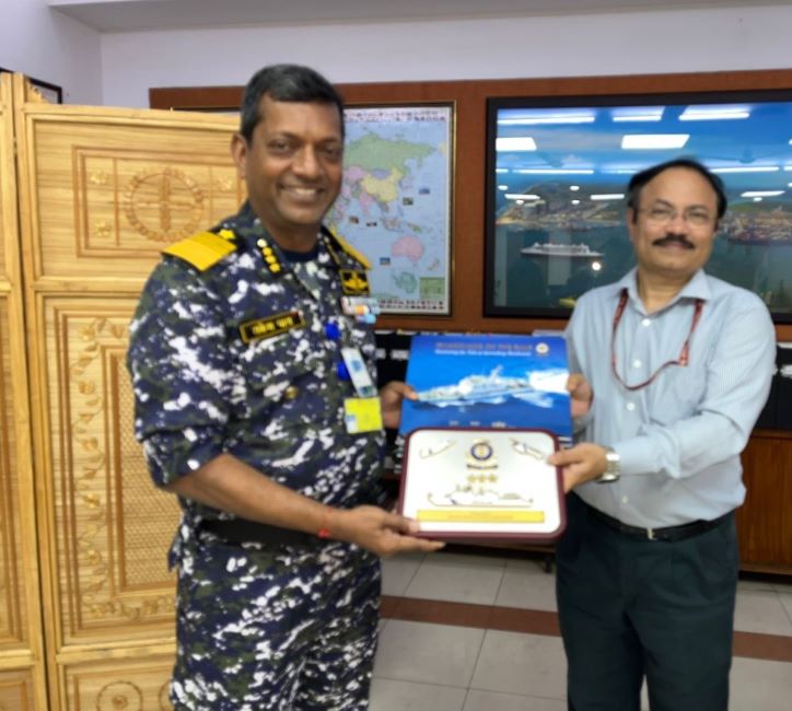 A photo of Rakesh Pal taken when he was serving in Gujarat