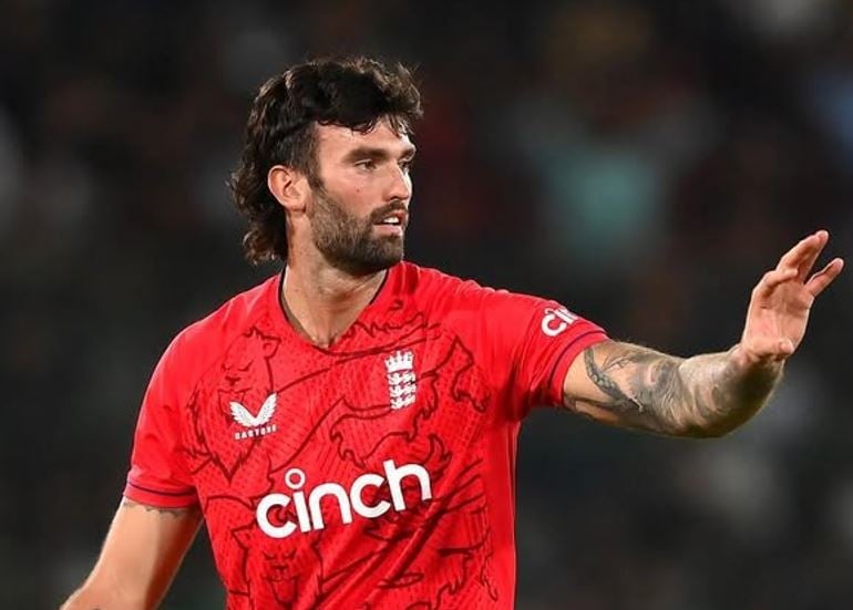 A photo of Reece Topley when he had 