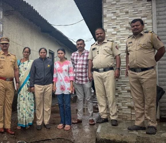 A photo of Riya Barde after getting arrested in 2024