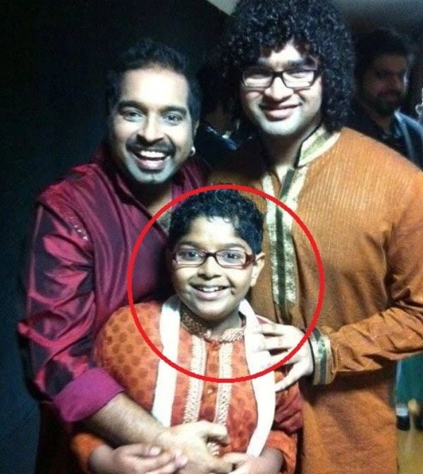 A photo of Shivam Mahadevan when he was twelve years old