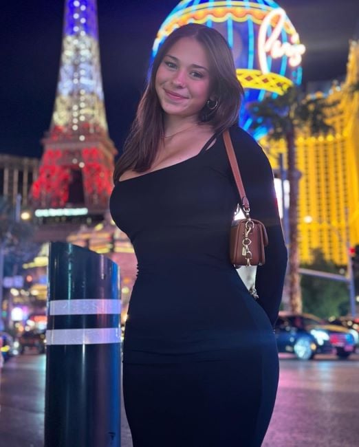 A photo of Sophie Rain while travelling