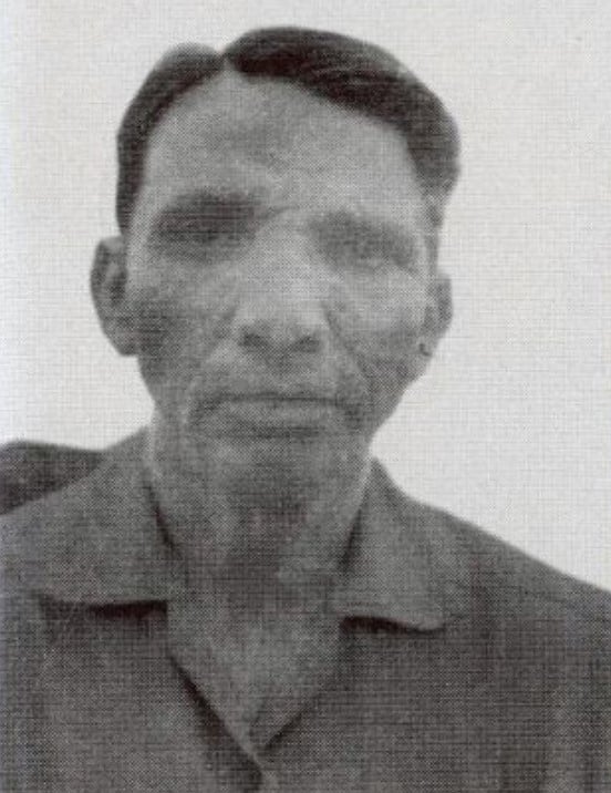 A photo of Syed Abdul Rahim when he was the head coach of the Indian football team