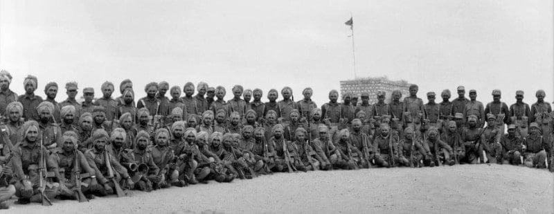 A photo of soldiers posted at Longewala during the 1971 Indo-Pakistan War
