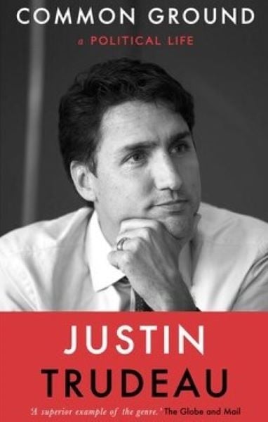 A photo of the cover page of Justin Trudeau