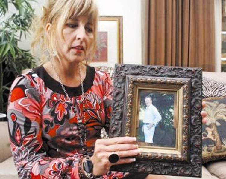 A photo of the daughter of the driver who crashed his truck into Biden