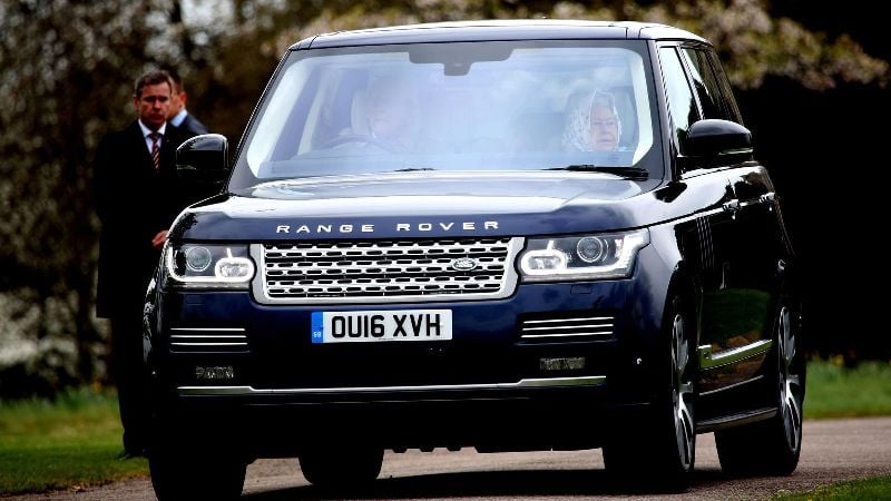 A photo of the queen