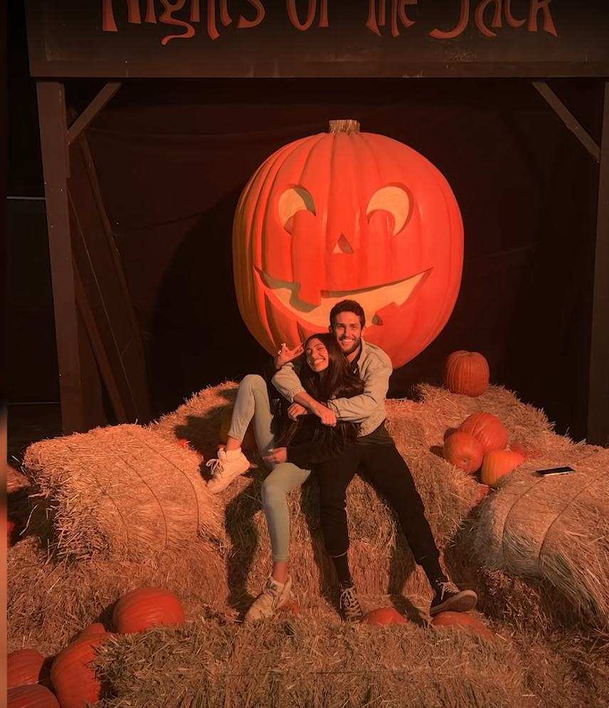 A picture of Alanna and Ivor on their first official date