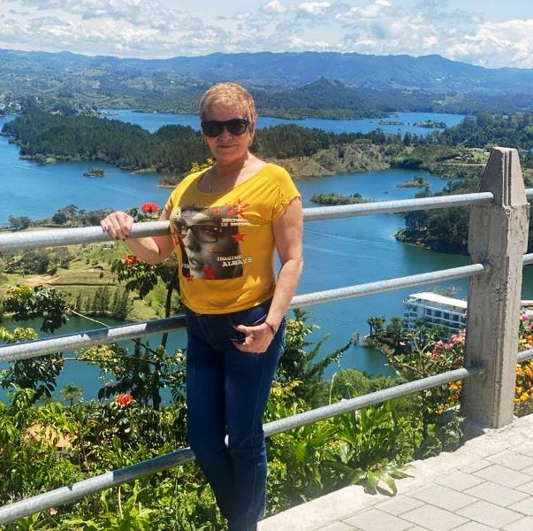 A picture of Aleyda Gaviria from one of her vacations