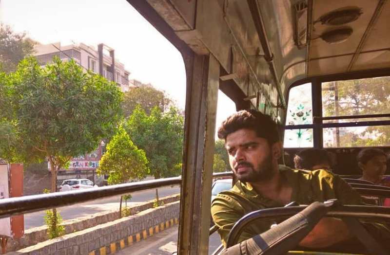 A picture of Anjan Ramachendra from his trip to Guntur, Andhra Pradesh