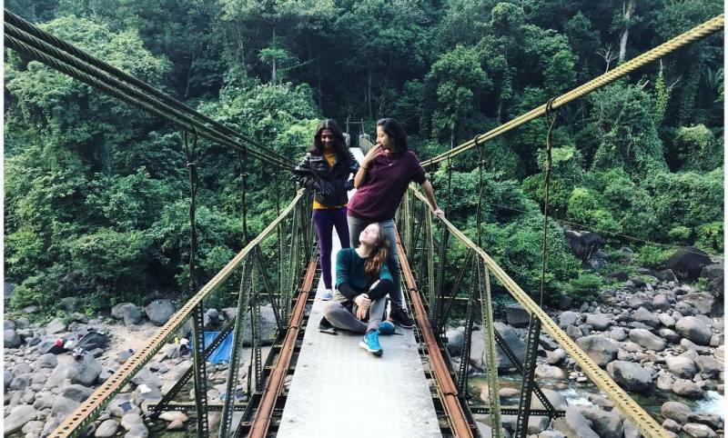 A picture of Anna Ador while travelling