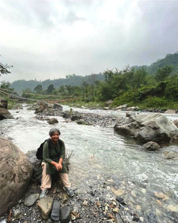 A picture of Ashu Jain from one of her vacations