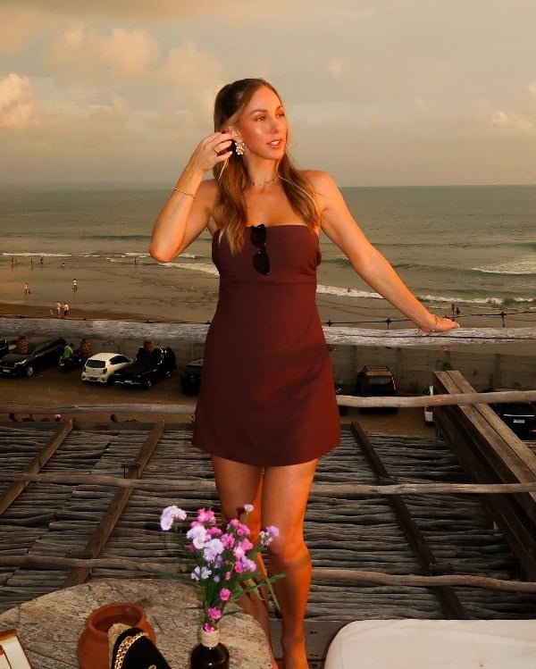 A picture of Ashy Bines from her trip to Bali