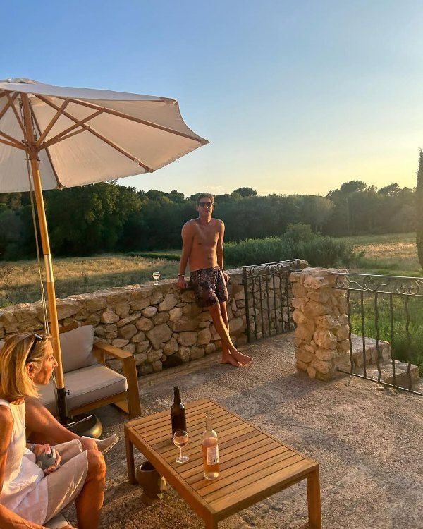 A picture of Austen Kroll from his trip to France