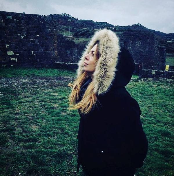 A picture of Benedicta Boccoli from one of her vacations