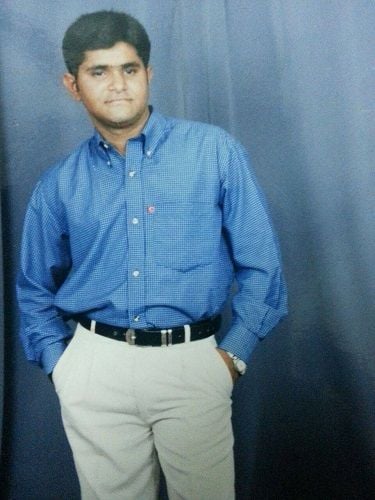 A picture of Chalaki Chanti before making his career as an actor