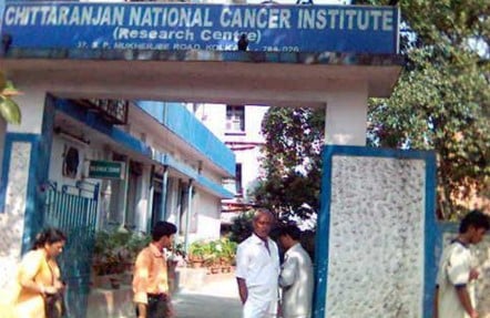 A picture of Chittaranjan Cancer Hospital (earlier known as Chittaranjan National Cancer Institute)