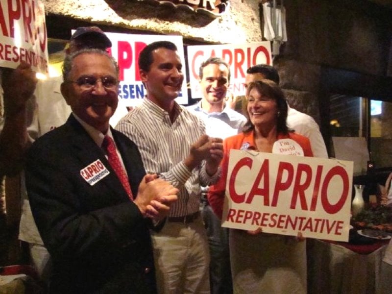  David Caprio campaigning for 2010 Rhode Island House of Representatives elections